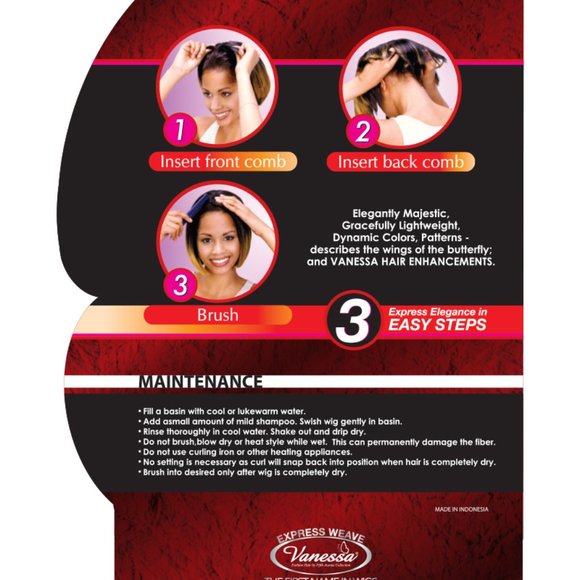 La Cosmo Vanessa Hair Half Wig Express Weave Curly Hair Bangs Bob Short Spirals - Picture 3 of 4